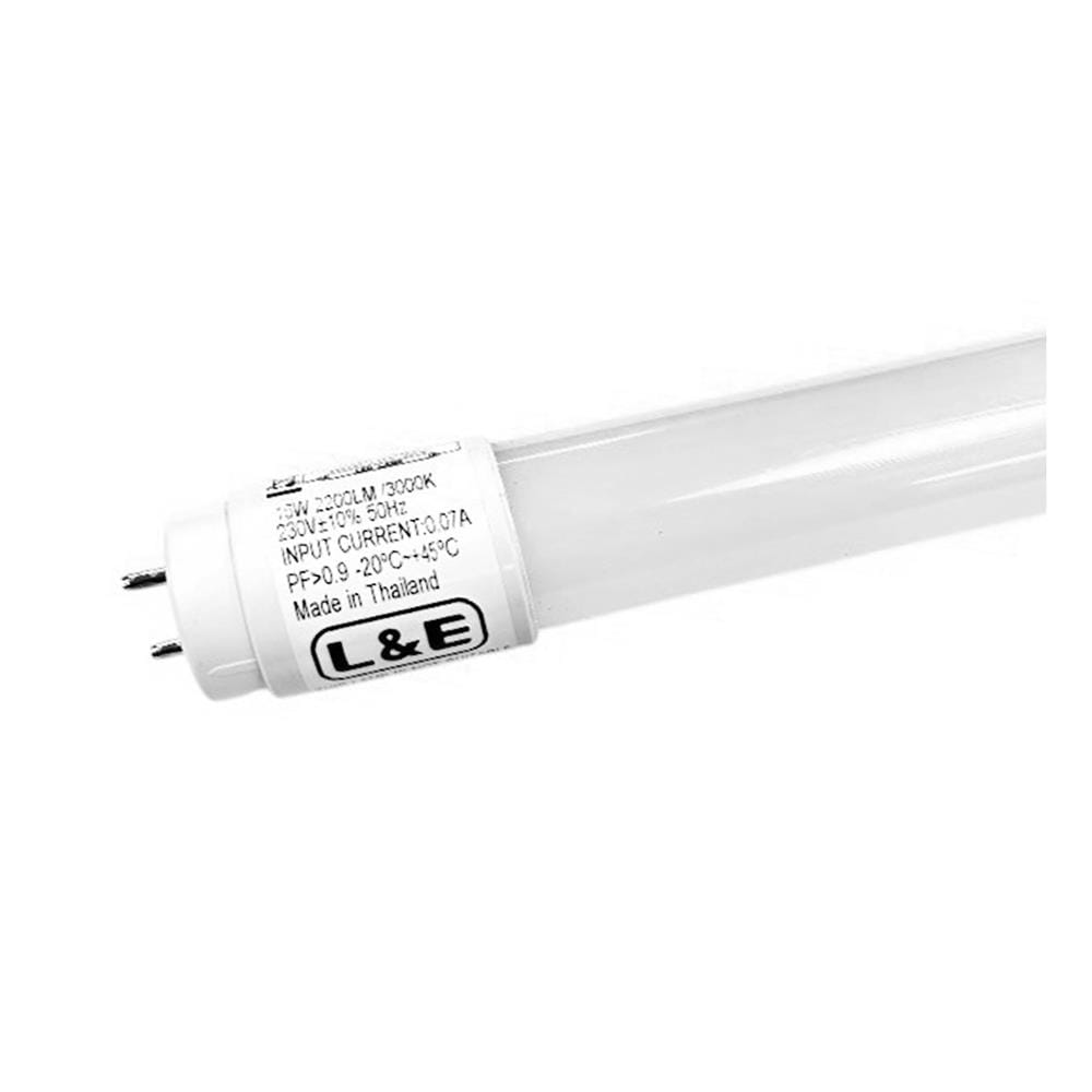 หลอด LED L&E T8 SUPER SAVE DE 16 วัตต์ WARM WHITE G13