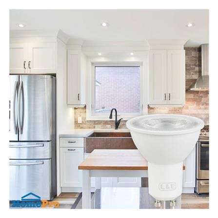 หลอด LED L&E MR16/PAR DIM 220V 7 วัตต์ COOL WHITE GU10_3
