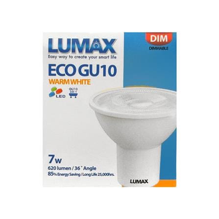 หลอด LED LUMAX MR16/PAR DIM 220V 7 วัตต์ WARM WHITE GU10_2