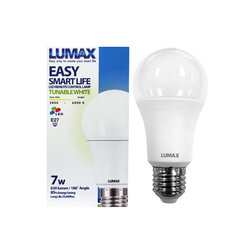 หลอด LED LUMAX SMART 7 วัตต์ DAYLIGHT/COOL WHITE/WARM WHITE E27