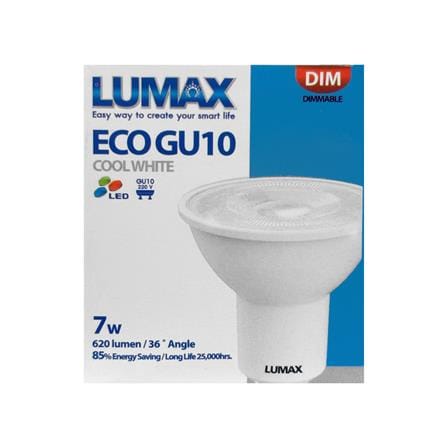 หลอด LED LUMAX MR16/PAR DIM 220V 7 วัตต์ COOL WHITE GU10_2