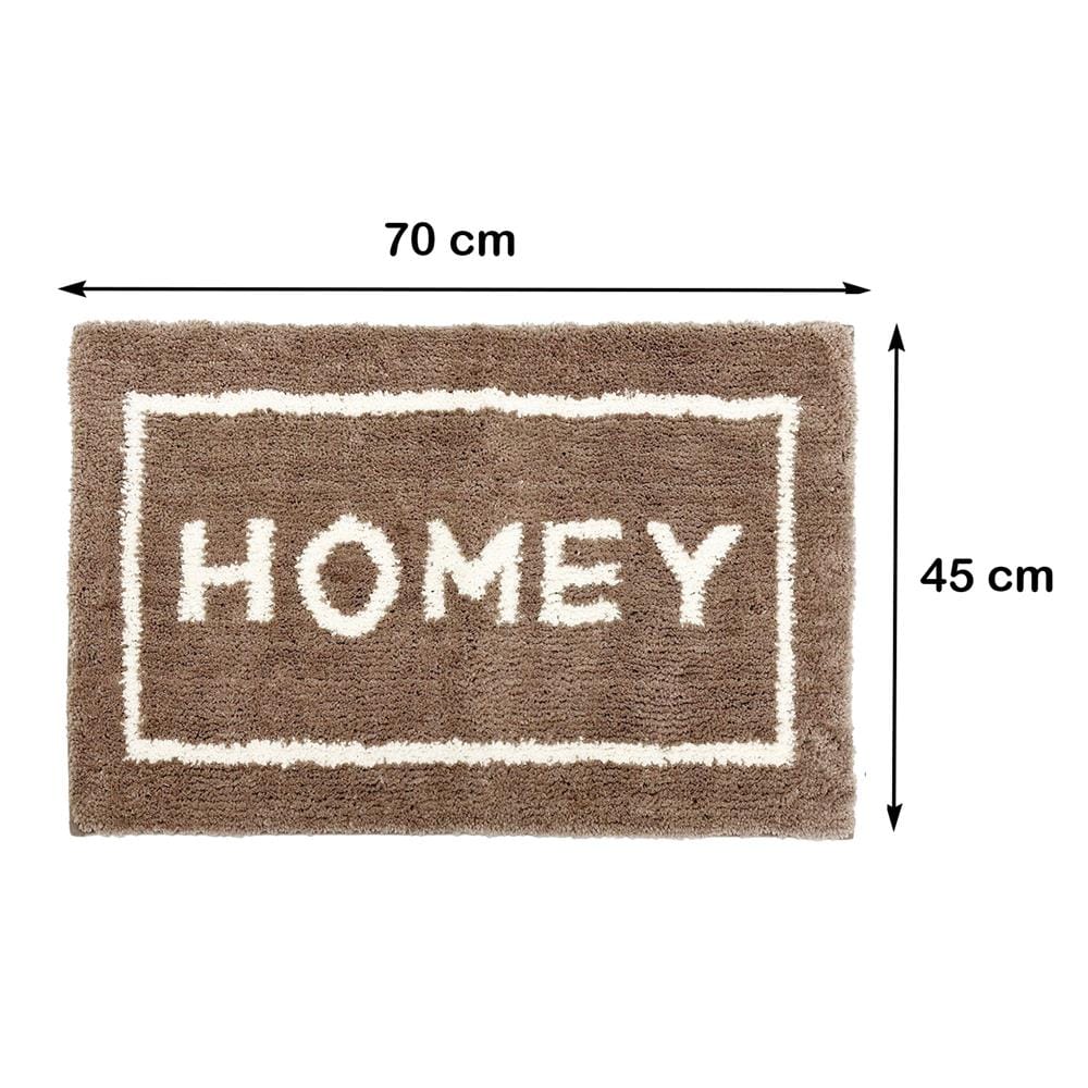 พรม HOME LIVING STYLE HOMEY 45X70 ซม. สีน้ำตาล