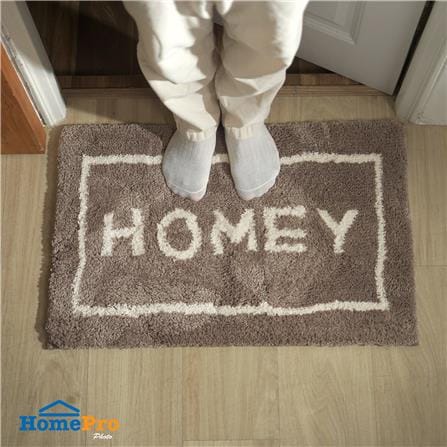 พรม HOME LIVING STYLE HOMEY 45X70 ซม. สีน้ำตาล_7