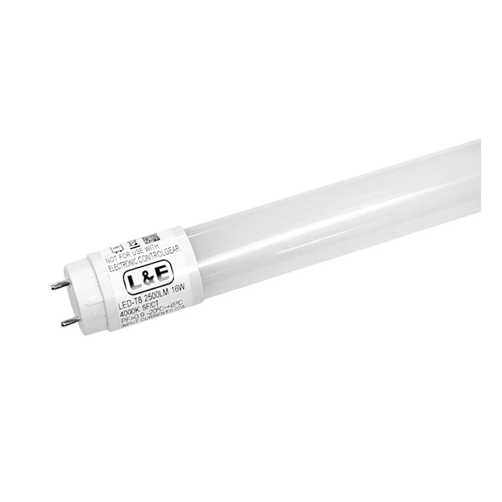 หลอด LED L&E T8 SUPER SAVE SE 16 วัตต์ COOL WHITE G13