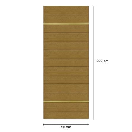 ประตูภายในโพลีสไตรีน ไม่เจาะลูกบิด LINEDEKOR DTD01G 90x200 ซม. สีสักด้าน_4
