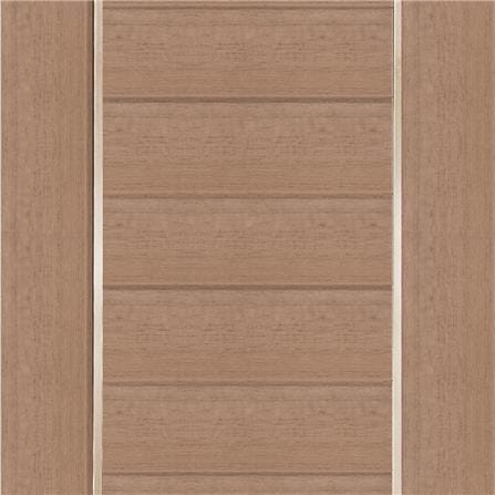 ประตูภายในโพลีสไตรีน ไม่เจาะลูกบิด LINEDEKOR DTD02G 90x200 ซม. สีสักด้าน_1