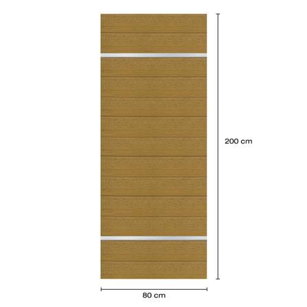 ประตูภายในโพลีสไตรีน ไม่เจาะลูกบิด LINEDEKOR DTD01S 80x200 ซม. สีสักด้าน_4