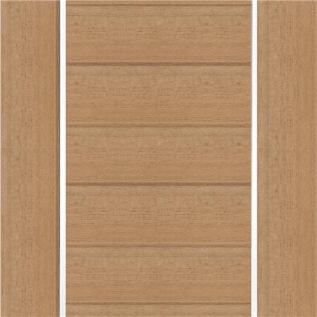 ประตูภายในโพลีสไตรีน ไม่เจาะลูกบิด LINEDEKOR DTD02S 90x200 ซม. สีสักด้าน_1