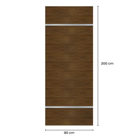 ประตูภายในโพลีสไตรีน ไม่เจาะลูกบิด LINEDEKOR DTD01S 90x200 ซม. สีโอ๊คด้าน_4