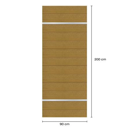 ประตูภายในโพลีสไตรีน ไม่เจาะลูกบิด LINEDEKOR DTD01S 90x200 ซม. สีสักด้าน_4
