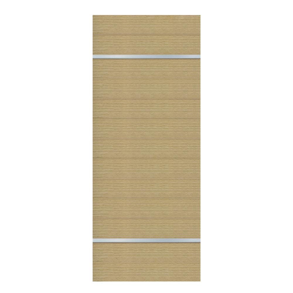 ประตูภายในโพลีสไตรีน ไม่เจาะลูกบิด LINEDEKOR DTD01S 90x200 ซม. สีบีชด้าน