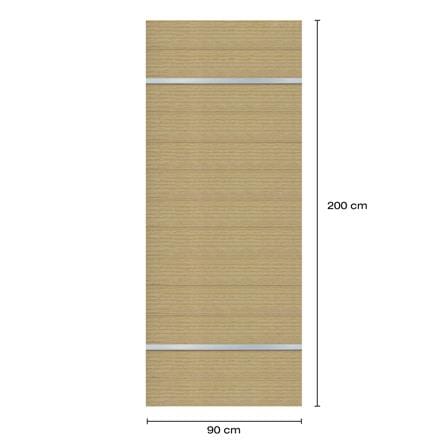ประตูภายในโพลีสไตรีน ไม่เจาะลูกบิด LINEDEKOR DTD01S 90x200 ซม. สีบีชด้าน_4