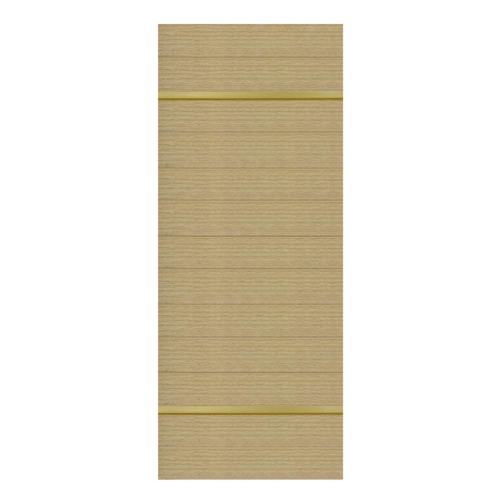 ประตูภายในโพลีสไตรีน ไม่เจาะลูกบิด LINEDEKOR DTD01G 90x200 ซม. สีบีชด้าน
