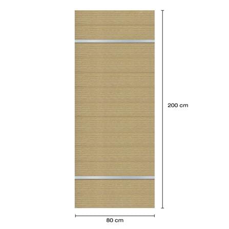 ประตูภายในโพลีสไตรีน ไม่เจาะลูกบิด LINEDEKOR DTD01S 80x200 ซม. สีบีชด้าน_4