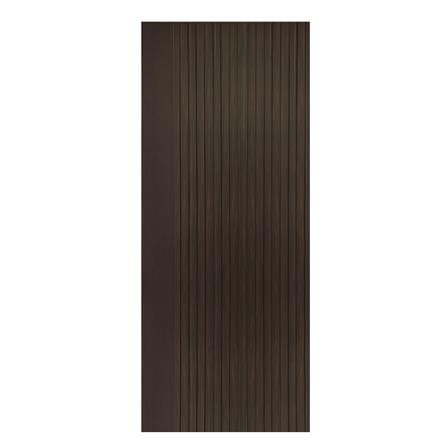 ประตูภายในโพลีสไตรีน ไม่เจาะลูกบิด LINEDEKOR VETICAL 90x200 ซม. สีโอ๊ค_0