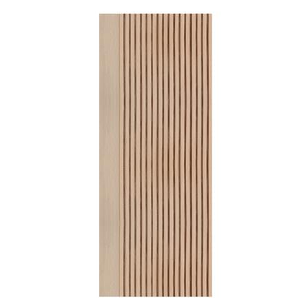 ประตูภายในโพลีสไตรีน ไม่เจาะลูกบิด LINEDEKOR VETICAL 80x200 ซม. สีบีช_0