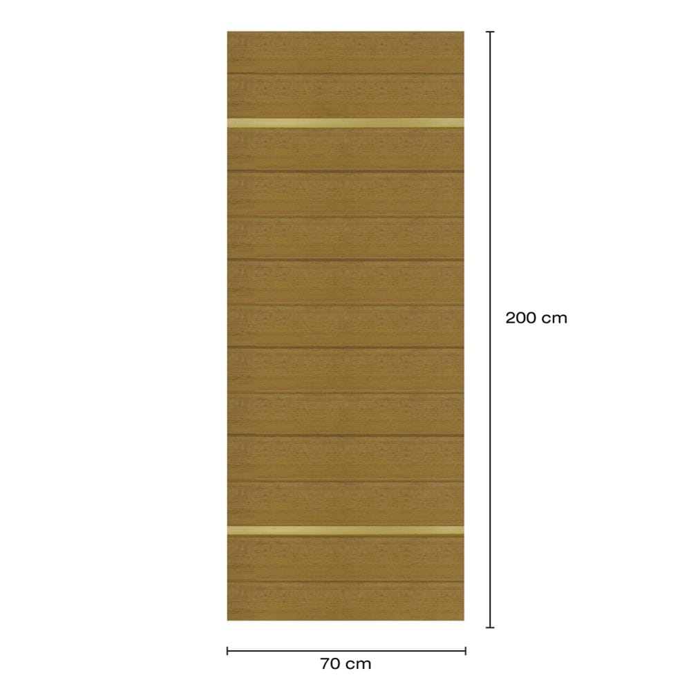 ประตูภายในโพลีสไตรีน ไม่เจาะลูกบิด LINEDEKOR DTD01G 70x200 ซม. สีสักด้าน