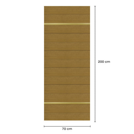 ประตูห้องน้ำโพลีสไตรีน ไม่เจาะลูกบิด LINEDEKOR DTD01G 70x200 ซม. สีสักด้าน_4
