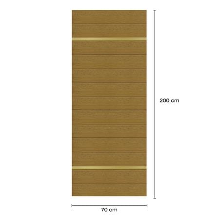 ประตูภายในโพลีสไตรีน ไม่เจาะลูกบิด LINEDEKOR DTD01G 70x200 ซม. สีสักด้าน_4