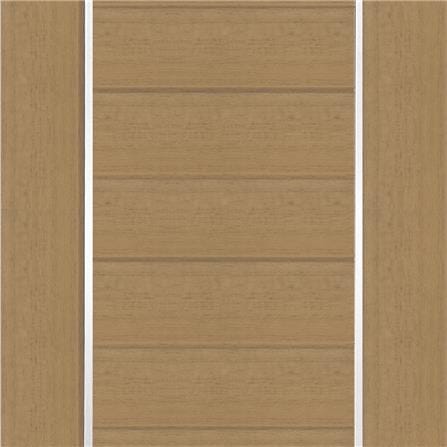ประตูภายในโพลีสไตรีน ไม่เจาะลูกบิด LINEDEKOR DTD02S 70x200 ซม. สีสักด้าน_1