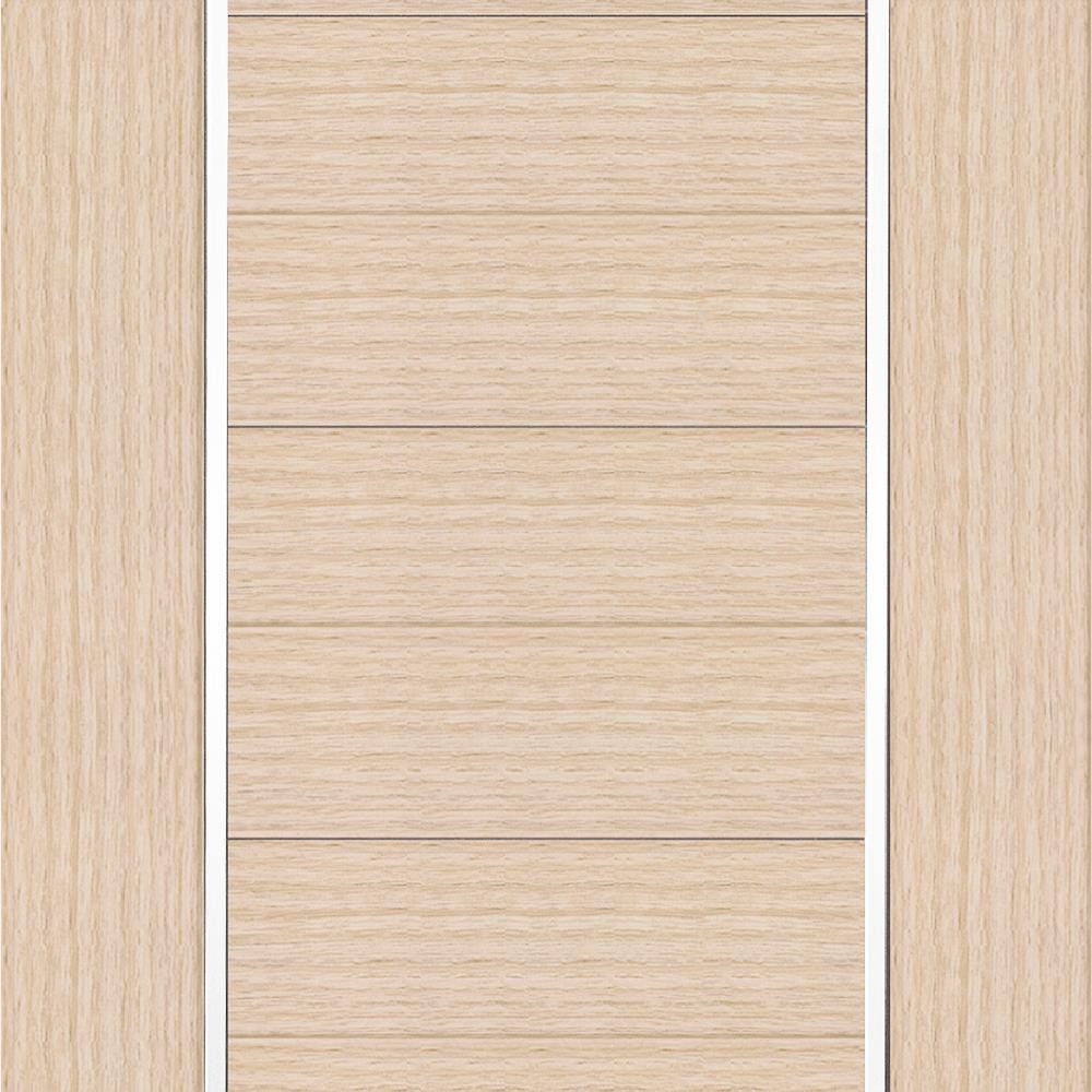 ประตูภายในโพลีสไตรีน ไม่เจาะลูกบิด LINEDEKOR DTD02S 80x200 ซม. สีบีชด้าน