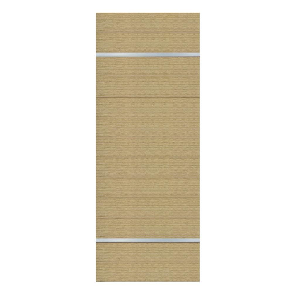ประตูภายในโพลีสไตรีน ไม่เจาะลูกบิด LINEDEKOR DTD01S 70x200 ซม. สีบีชด้าน