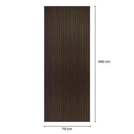 ประตูภายในโพลีสไตรีน ไม่เจาะลูกบิด LINEDEKOR VETICAL 70x200 ซม. สีโอ๊ค_4