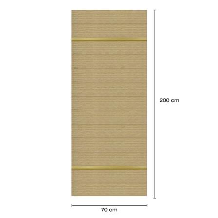 ประตูภายในโพลีสไตรีน ไม่เจาะลูกบิด LINEDEKOR DTD01G 70x200 ซม. สีบีชด้าน_4