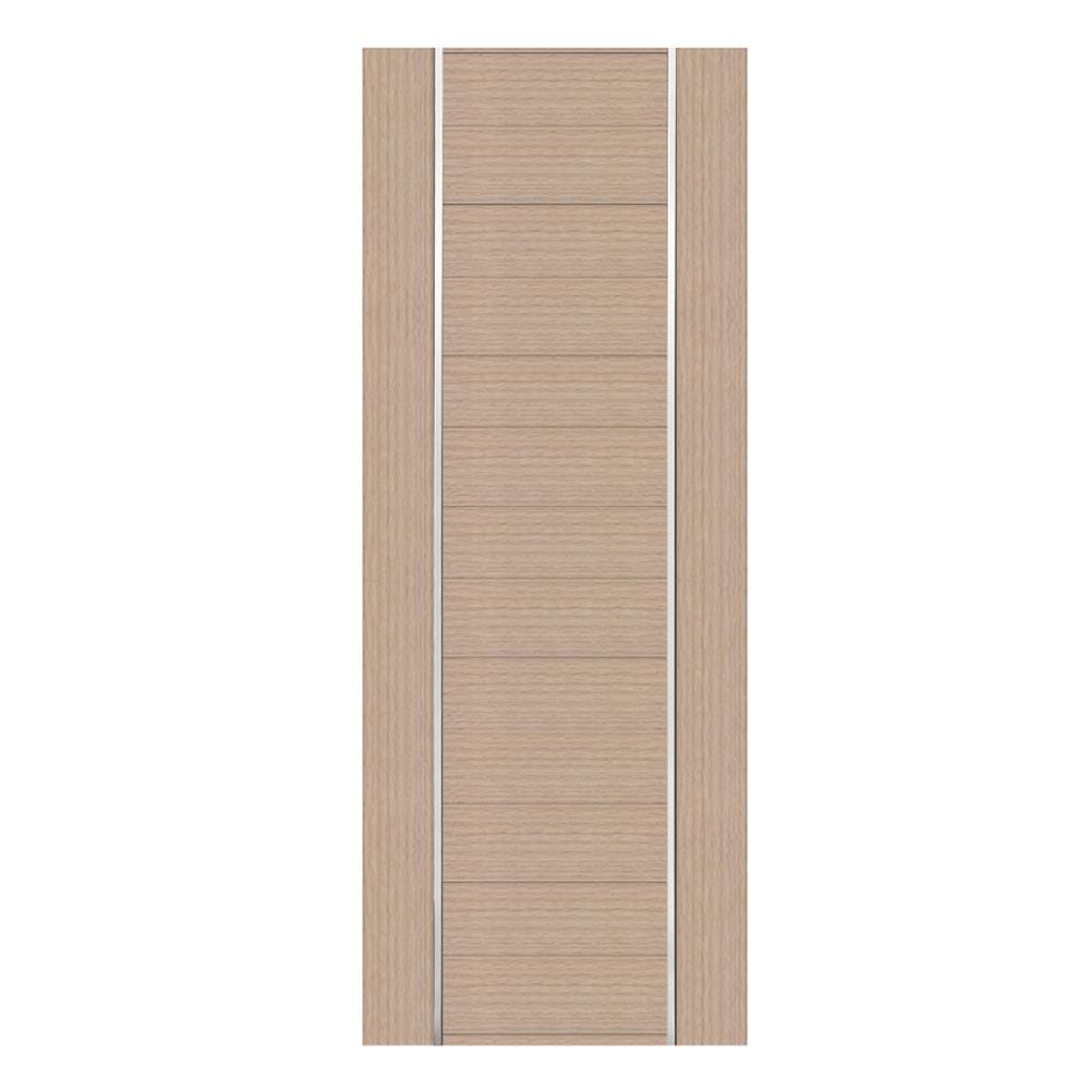 ประตูภายในโพลีสไตรีน ไม่เจาะลูกบิด LINEDEKOR DTD02S 70x200 ซม. สีบีชด้าน