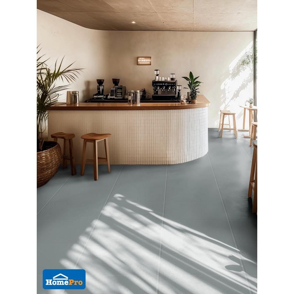 กระเบื้องพื้นพอร์ซเลน 60x60 ซม. DURAGRES พาร์ค เกรย์ โพลิช A 1.44 ตร.ม.