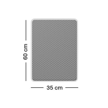 แผ่นดักทรายแมว PETUS 60x35 ซม. สีเทา_5
