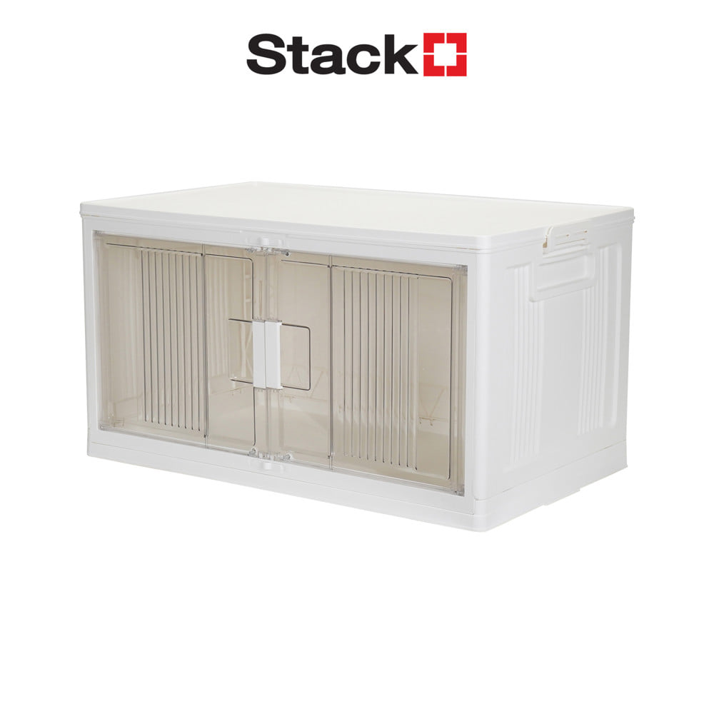 กล่องบานเปิด STACKO SUNA SIZE XL 70.5x41x37.8 ซม. สีขาว