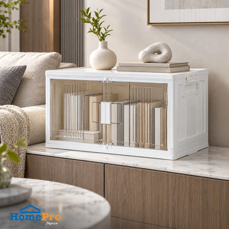 กล่องบานเปิด STACKO SUNA SIZE L 63x39.2x34 ซม. สีขาว_0