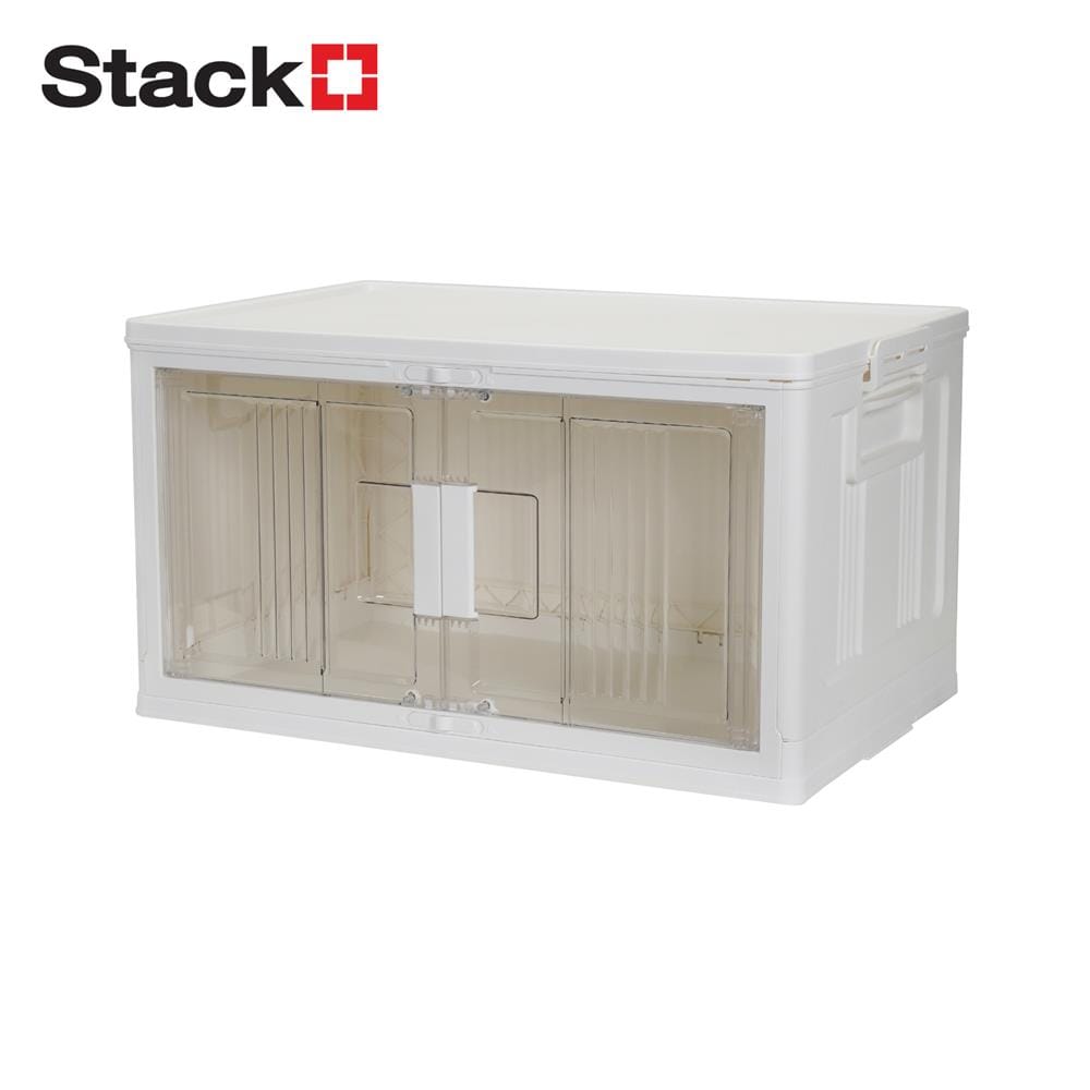 กล่องบานเปิด STACKO SUNA SIZE M 54x34.6x29.5 ซม. สีขาว_1
