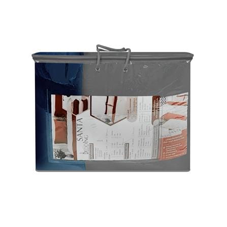 ชุดผ้าปูที่นอน 6 ฟุต (ชุด 6 ชิ้น) SANTA BEDDING สี DARK GREY/NAVY BLUE_6