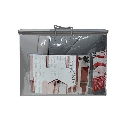 ชุดผ้าปูที่นอน 5 ฟุต (ชุด 6 ชิ้น) SANTA BEDDING สี DARK GREY/LIGHT GREY_7