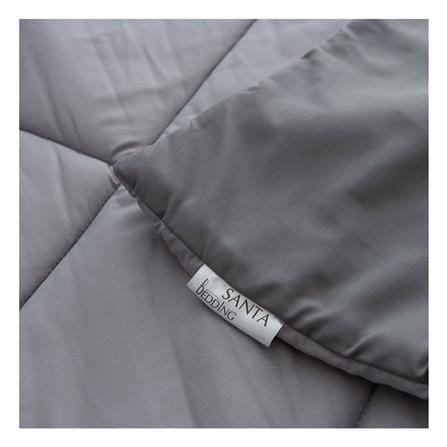 ชุดผ้าปูที่นอน 3.5 ฟุต (ชุด 4 ชิ้น) SANTA BEDDING สี DARK GREY/LIGHT GREY_4