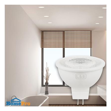 หลอด LED L&E MR16/PAR 12V 60D 6 วัตต์ COOL WHITE GU5.3_3