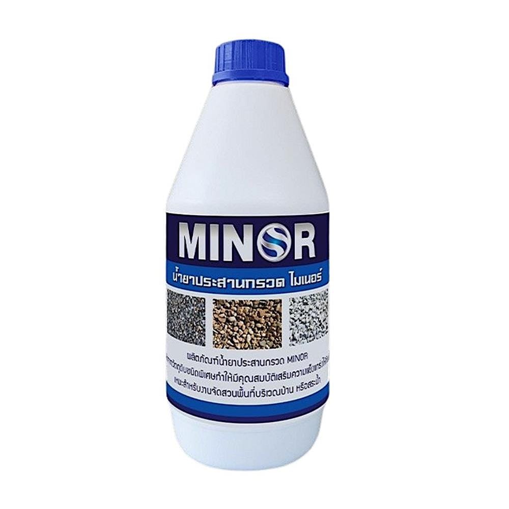 น้ำยาประสานกรวด หิน ทราย MINOR 1 ลิตร