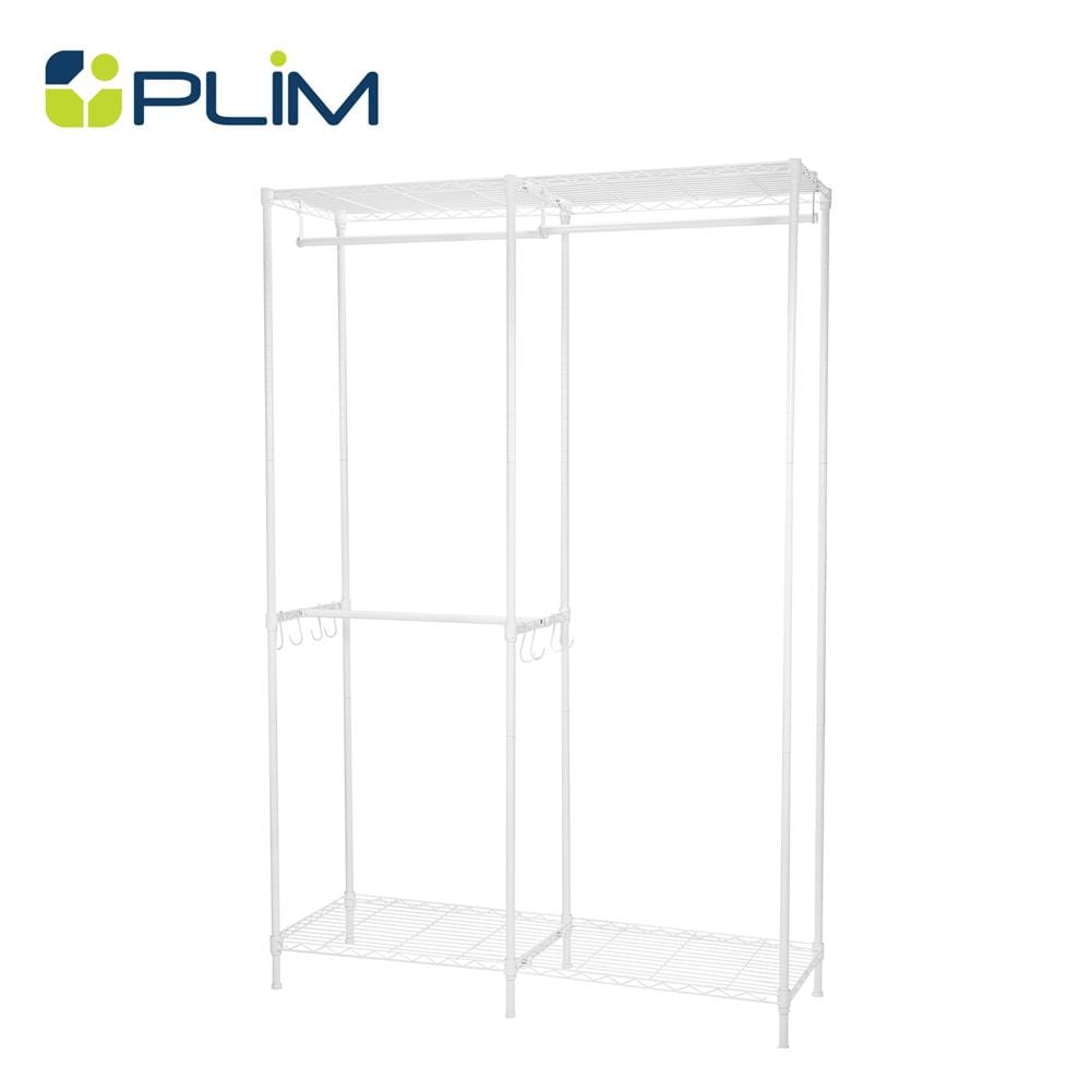โครงตู้ 3 ราวแขวน PLIM PEARL 120x40x180 ซม.
