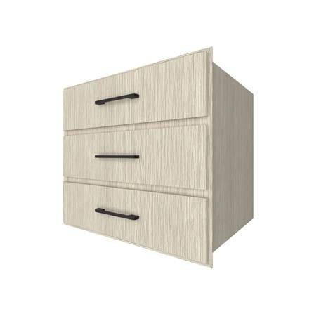 ตู้ลิ้นชัก WPC PARAZZO ENZO มือจับสีดำ 70x60 ซม. สีไลท์โอ็ค_1
