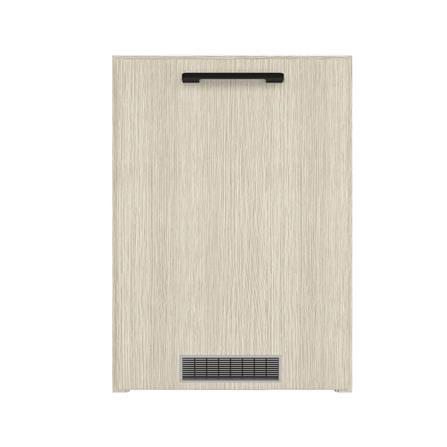 บานถังแก๊ส WPC เปิดขวา PARAZZO ENZO มือจับดำ 50x70 ซม. สีไลท์โอ็ค_0
