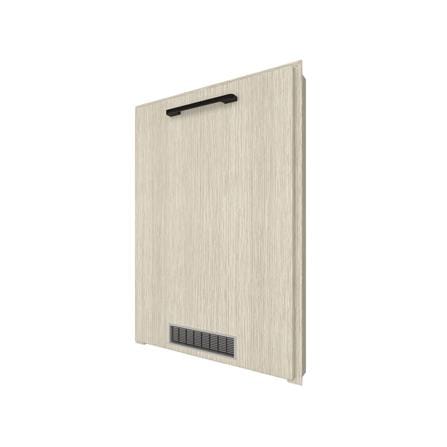 บานถังแก๊ส WPC เปิดขวา PARAZZO ENZO มือจับดำ 50x70 ซม. สีไลท์โอ็ค_1