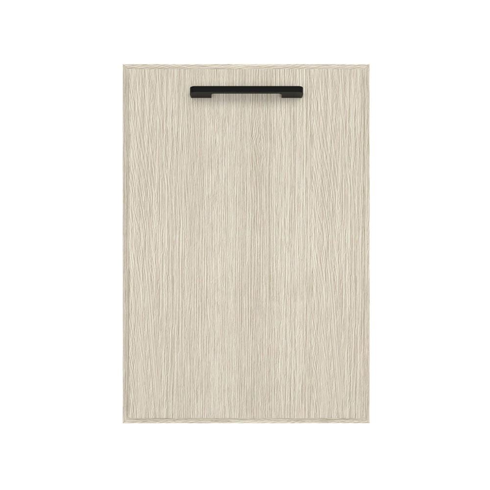 บานซิงค์เดี่ยว WPC เปิดขวา PARAZZO ENZO มือจับดำ 40x60 ซม. สีไลท์โอ็ค