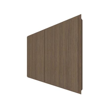 บานซิงค์คู่ WPC PARAZZO ENZO บานเพ่ 80x60 ซม. สีช็อกโกแลต_1
