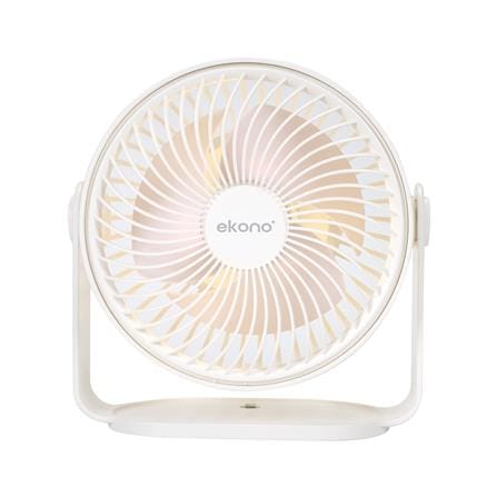 พัดลมพกพา 6 นิ้ว EKONO EK-PTB14WH สีขาว_1