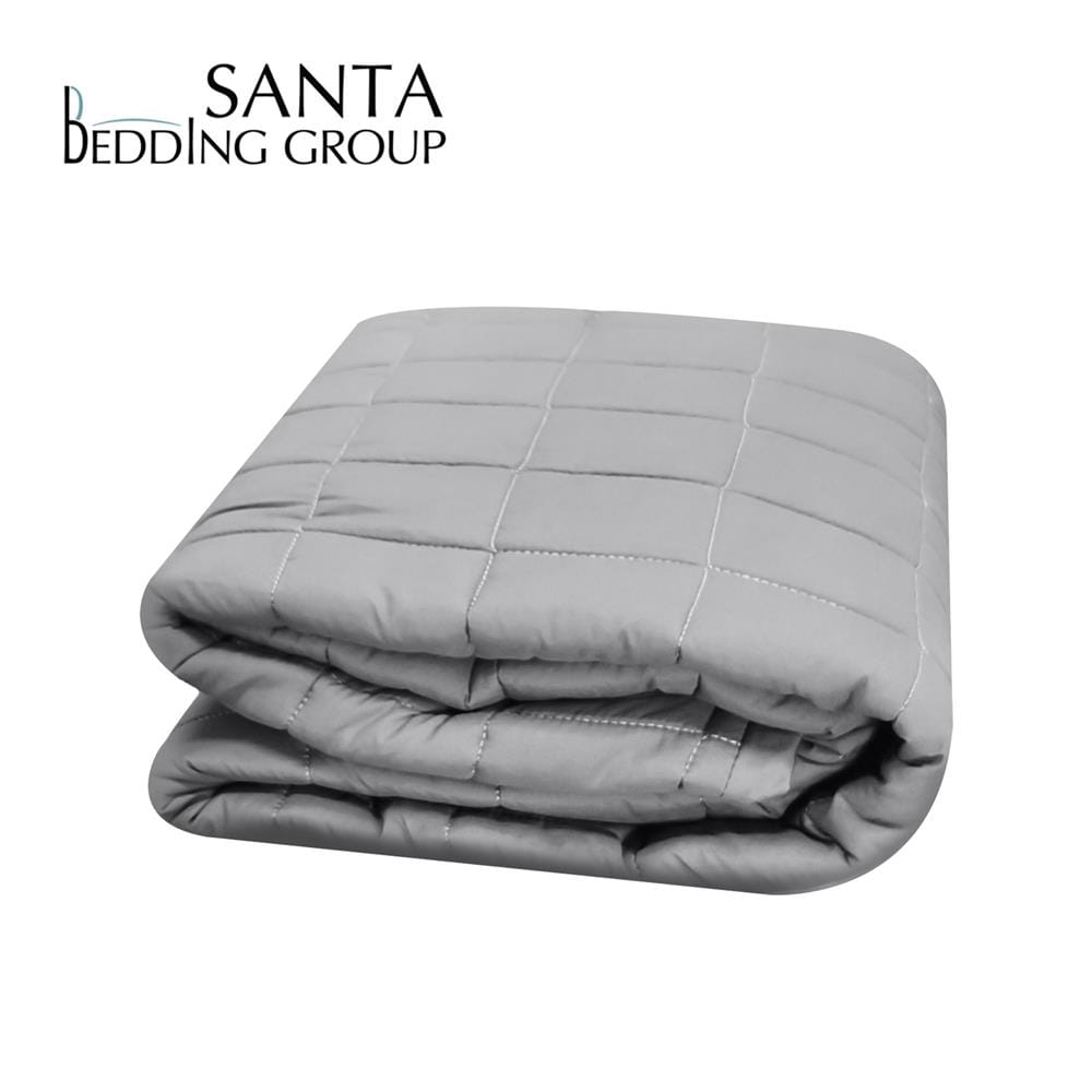 ผ้ารองกันเปื้อน รัดมุมยางยืด 3.5 ฟุต SANTA BEDDING สี GREY