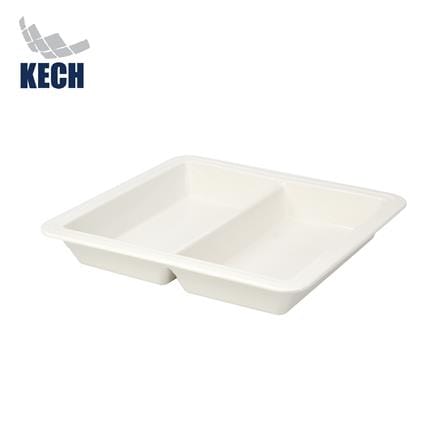 ถาดเซรามิกเหลี่ยม 2 ช่อง KECH 5.5 ลิตร_0