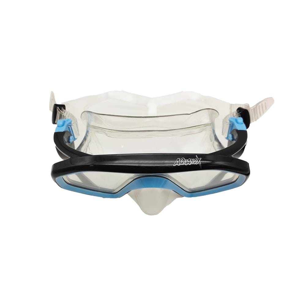 ชุดหน้ากากดำน้ำ AQUANOX M1542P สีฟ้า/ดำ