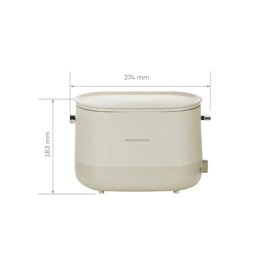 เครื่องปิ้งขนมปัง JENNIFEROOM JRTH-T900OM สีครีม